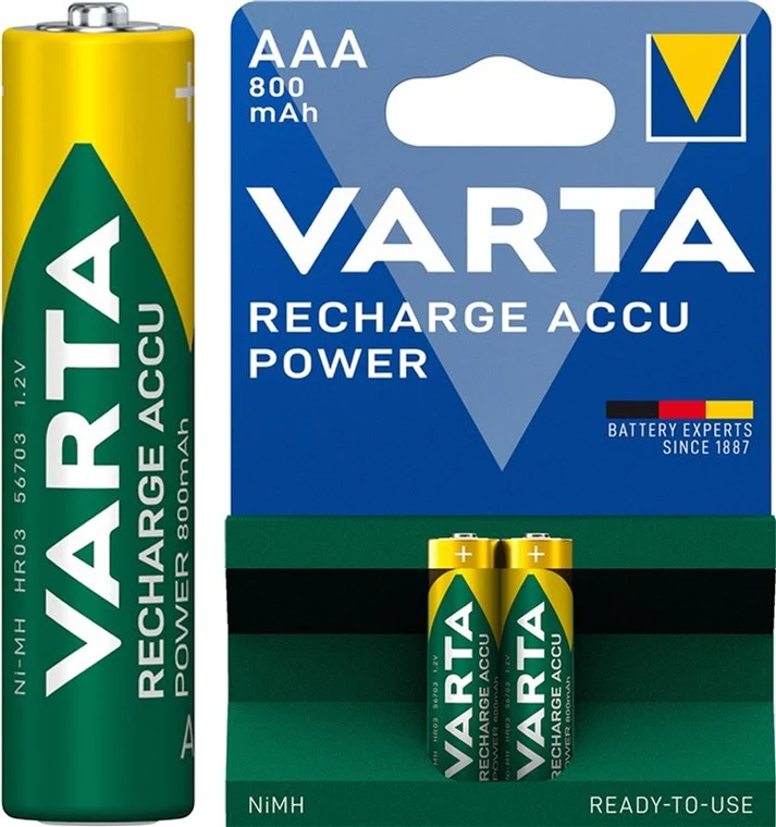 AAA (Micro)/HR03 (56703) Akku - 800 mAh, 2 Stk. im Blister