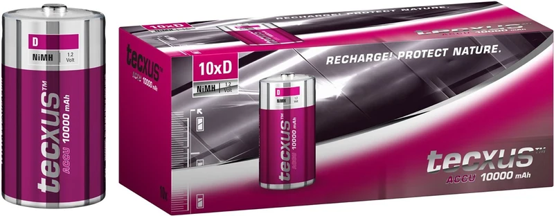 D (Mono)/HR20 Akku - 10000 mAh, 10 Stk. in Box