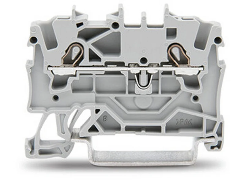 WAGO 2001-1201 2-Leiter-Durchgangsklemme 1,5 mm² Ex e II geeignet Push-in CAGE CLAMP® grau