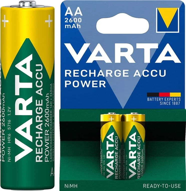 AA (Mignon)/HR6 (5716) Akku - 2600 mAh, 2 Stk. im Blister