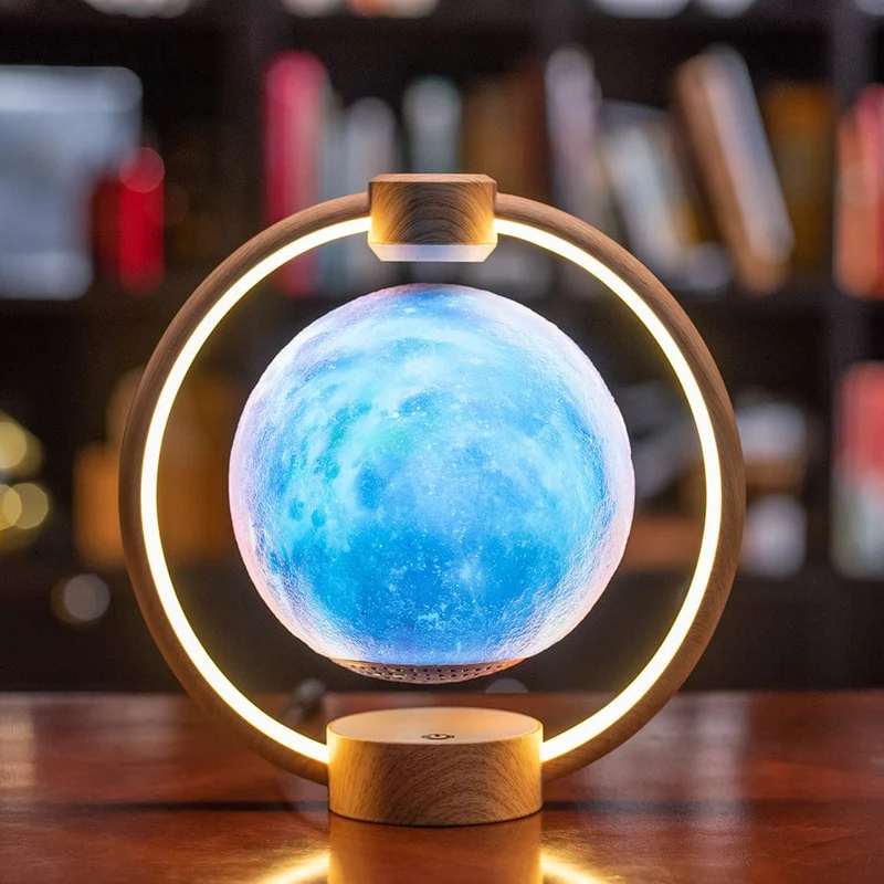 AstralGlow - LED Mondlicht Bluetooth Lautsprecher