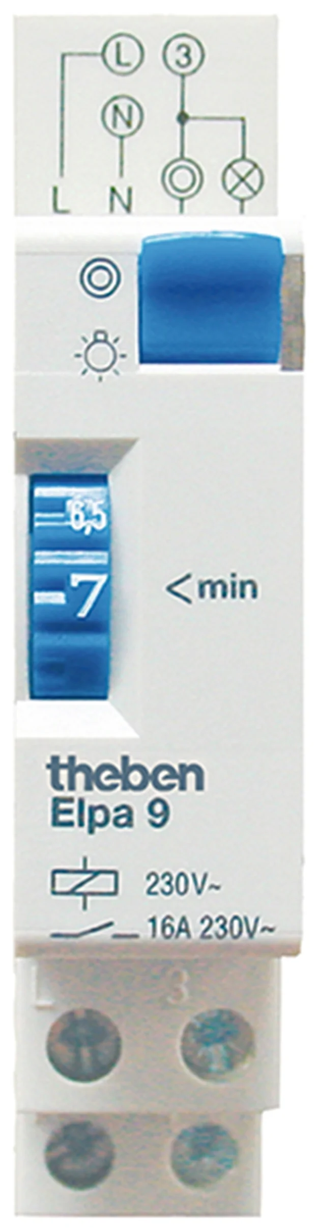 THEBEN 0090001 Treppenlicht-Zeitschalter ELPA 9