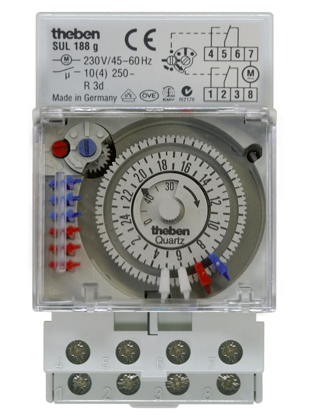 THEBEN 1880033 Analoge Zeitschaltuhr TE SUL 188 g