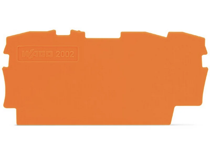 WAGO 2002-1392 Abschluss- und Zwischenplatte 0,8mm dick orange