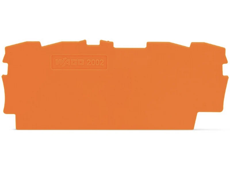 WAGO 2002-1492 Abschluss- und Zwischenplatte 0,8mm dick orange
