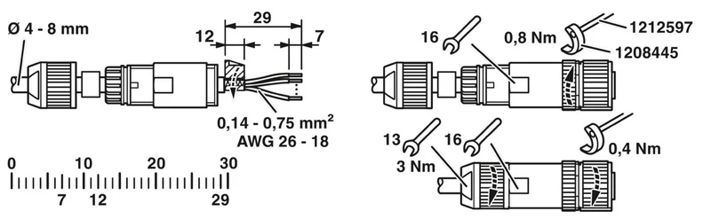 Phoenix Contact Rundsteckverbinder (Industrie) - 1424660