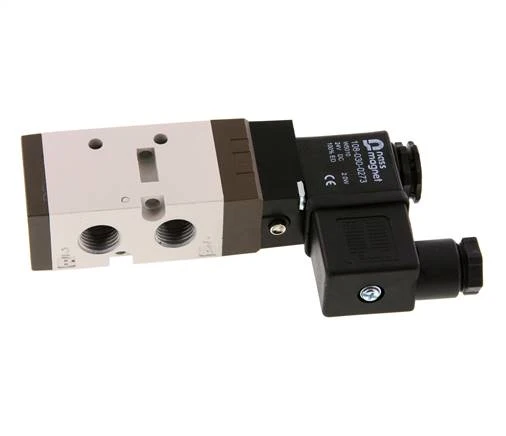 5/2 G1/4'' (G1/8'') Magnetventil 12V DC 1,5-10bar/21,0-140psi YPC