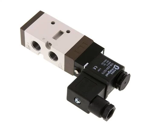 5/2 G1/4'' (G1/8'') Magnetventil 12V DC 1,5-10bar/21,0-140psi YPC