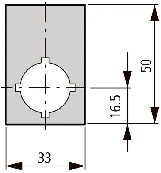 Not-Aus-Schild Gelb 50x33mm - 216470 [2 Stück]