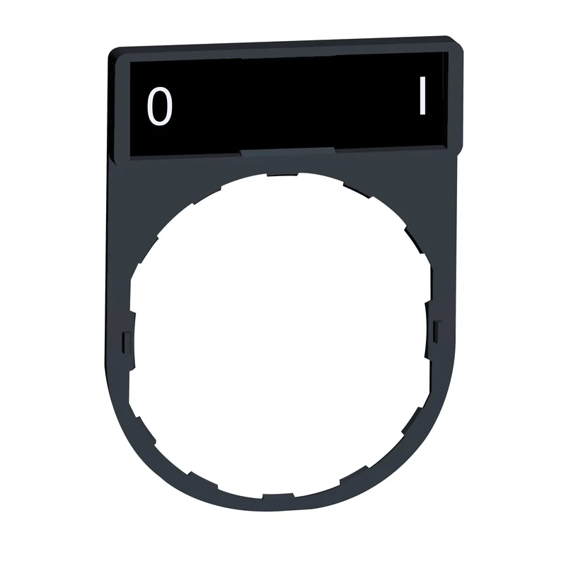 Schneider Electric Harmony XB4 XB5 O-I Legende Plattenhalter - ZBY2178 [5 Stück]