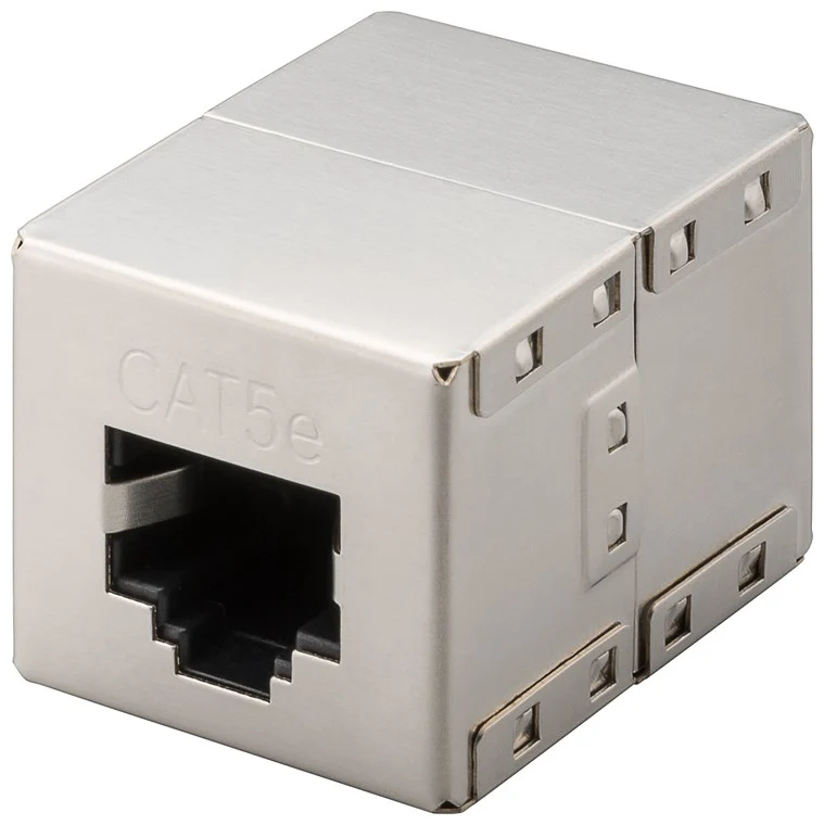 RJ45 Modularkupplung/Verbinder, CAT 5e, Vollmetallgehäuse