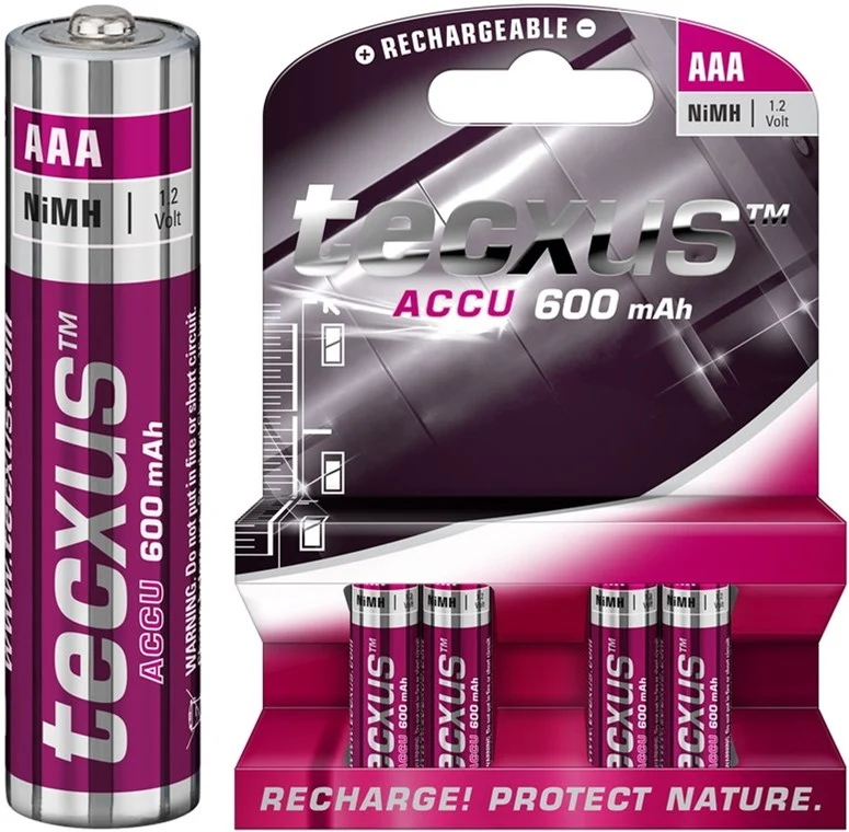 AAA (Micro)/HR03 Akku - 600 mAh, 4 Stk. im Blister