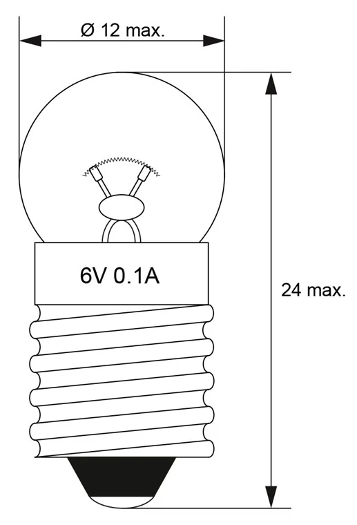 Taschenlampen-Kugel, 0,6 W