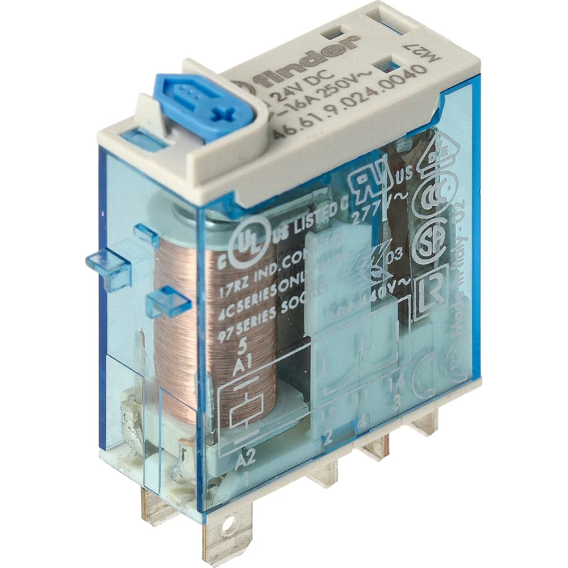 Finder 46 Serie 16A 24VDC Industrielles Mini-Relais - 46.61.9.024.0040