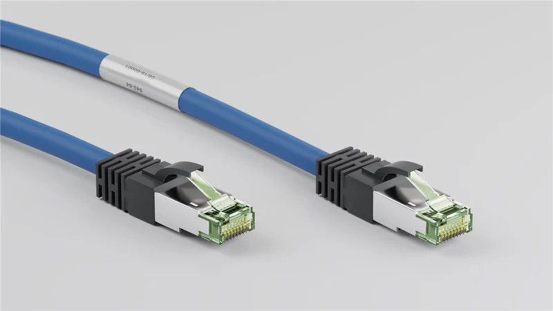 CAT 8.1 Patchkabel, S/FTP (PiMF), blau