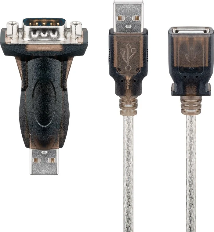 USB-auf-seriell-Adapter, transparent