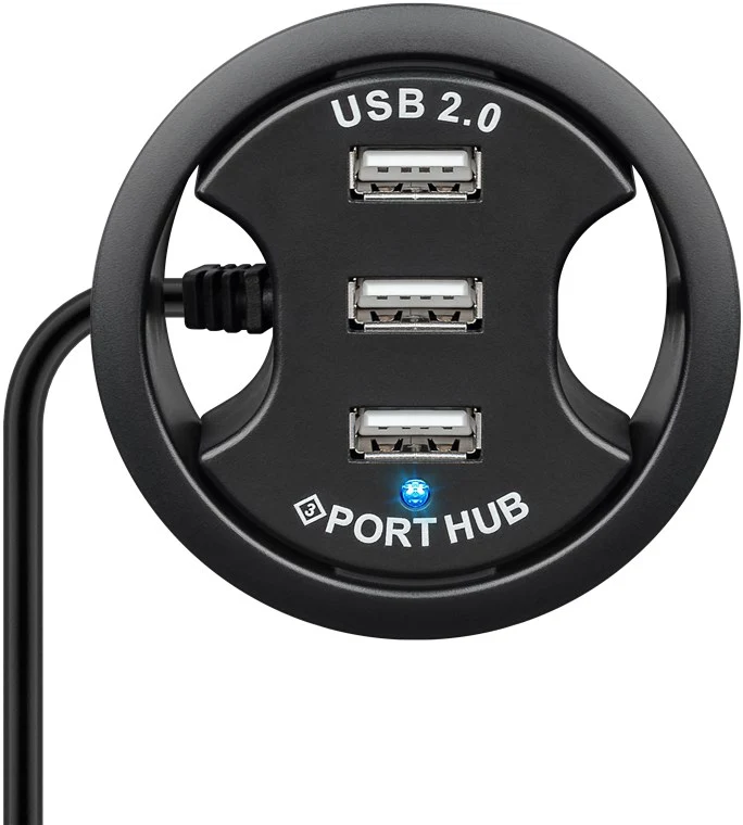 3-Port USB-Einbau-Hub