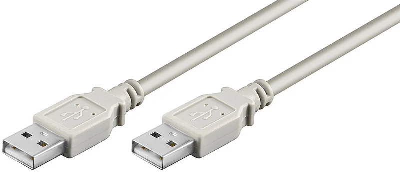 USB-A-Kabel, 3 m, grau