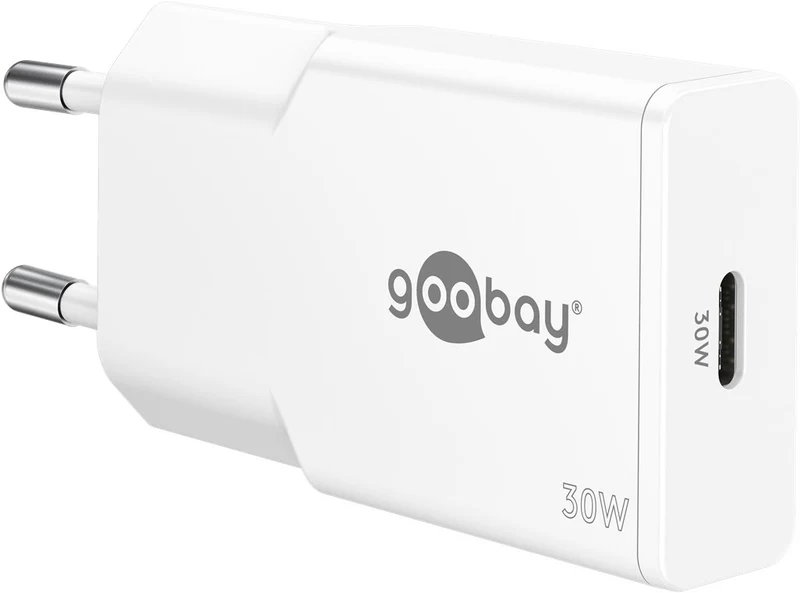 USB-C™ PD GaN Schnellladegerät Slim (30 W) weiß