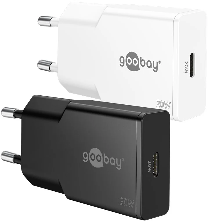 USB-C™ PD GaN Schnellladegerät Slim (20 W) schwarz
