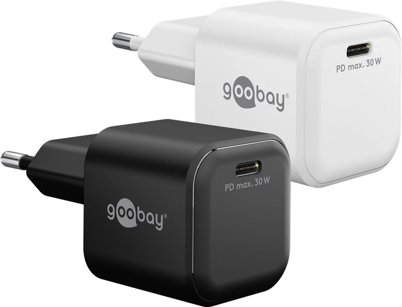 USB-C™ PD GaN Schnellladegerät Nano (30 W) weiß