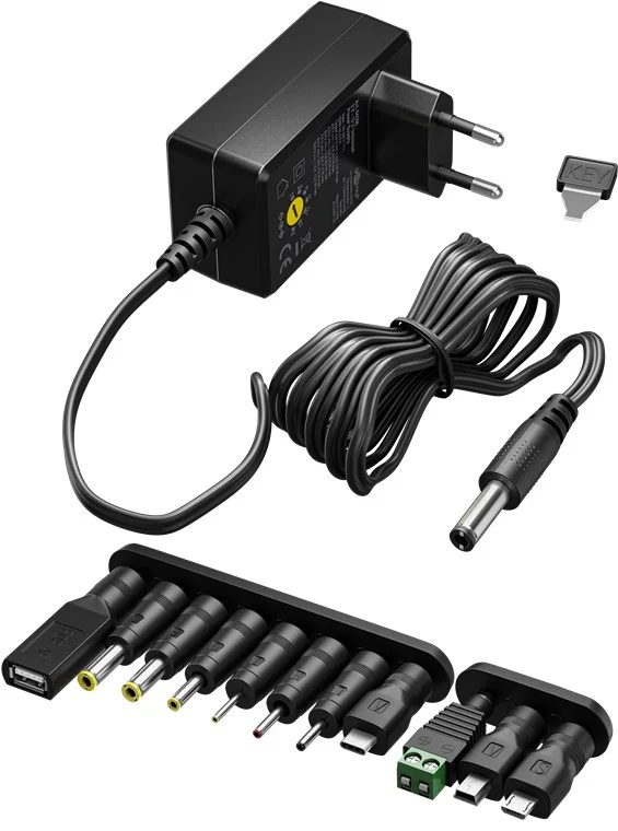 Universal-Netzteil (3 V - 12 V, max. 12 W / 1,0 A)