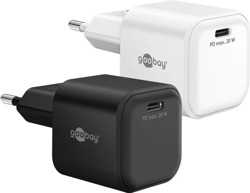 USB-C™ PD GaN Schnellladegerät Nano (20 W) schwarz