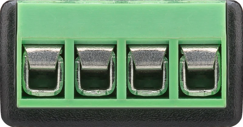 Terminal Block 4-Pin > Klinke 3,5 mm Stecker (4-Pin, stereo)