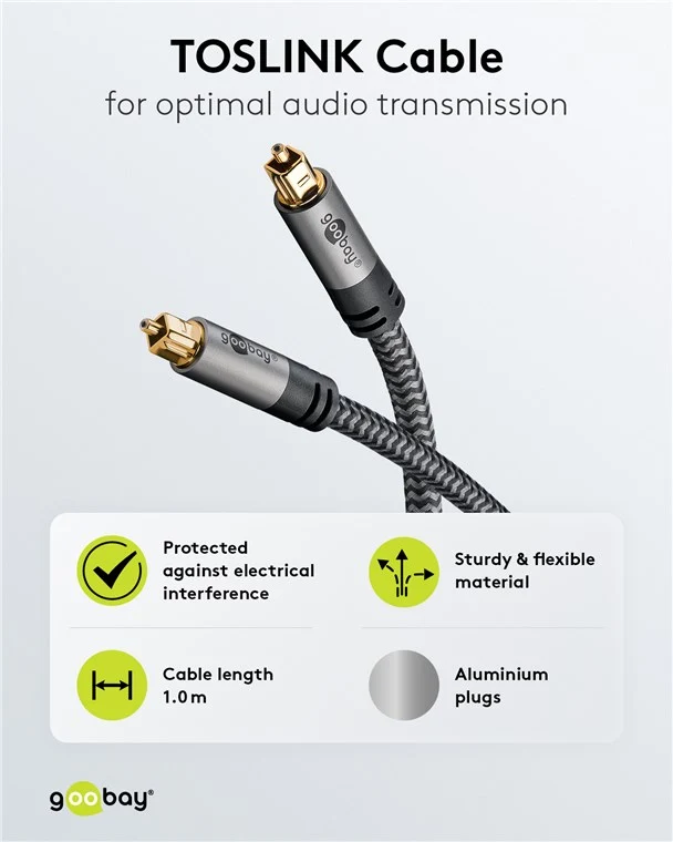 TOSLINK-Kabel, 1 m