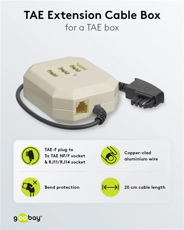 TAE-F-NFF-Verlängerungsbox