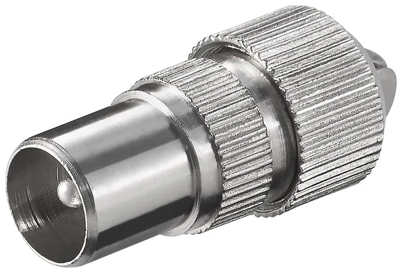 Koax-Stecker mit Schraubbefestigung