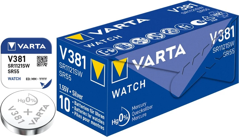 SR55 (V381) Batterie, 10 Stk. in Box
