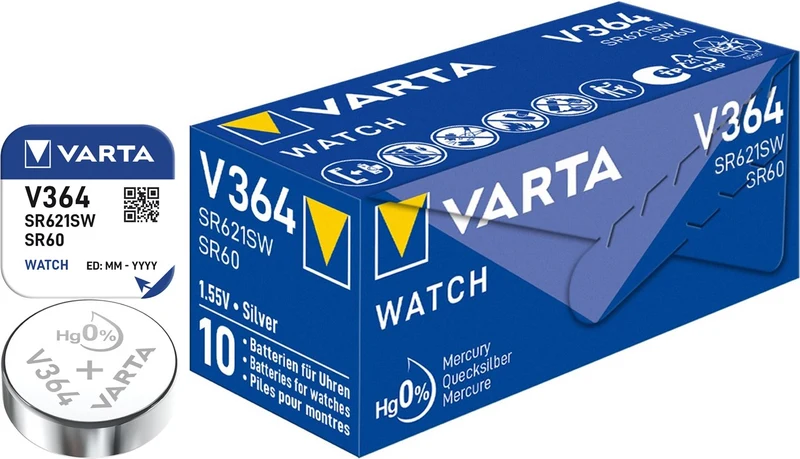 SR60 (V364) Batterie, 10 Stk. in Box