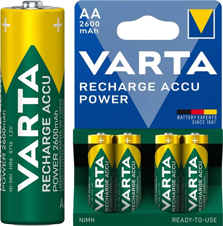 AA (Mignon)/HR6 (5716) Akku - 2600 mAh, 4 Stk. im Blister