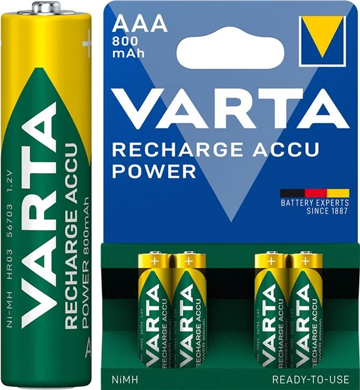 AAA (Micro)/HR03 (56703) Akku - 800 mAh, 4 Stk. im Blister