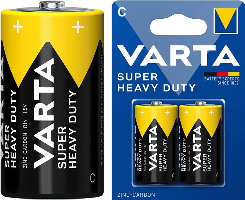 R14/C (Baby) (2014) Batterie, 2 Stk. im Blister