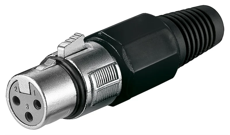 Mikrofonkupplung, XLR-Buchse (3-Pin)