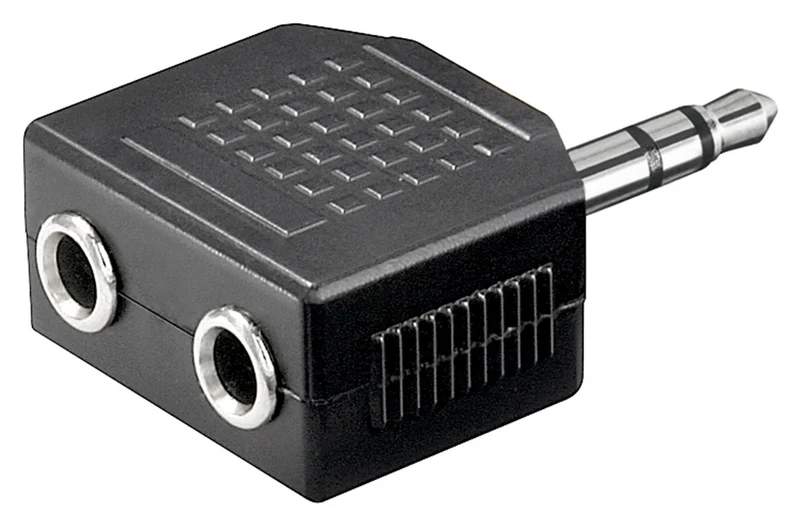 Kopfhörer-Adapter AUX, Klinke 3,5mm 1 zu 2