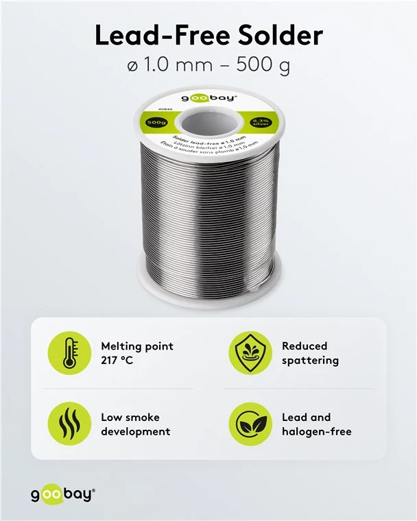 Lötzinn bleifrei, ø 1,0 mm, 500 g