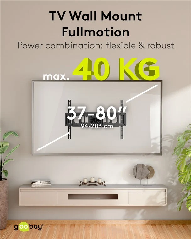 TV-Wandhalterung Basic FULLMOTION (L)