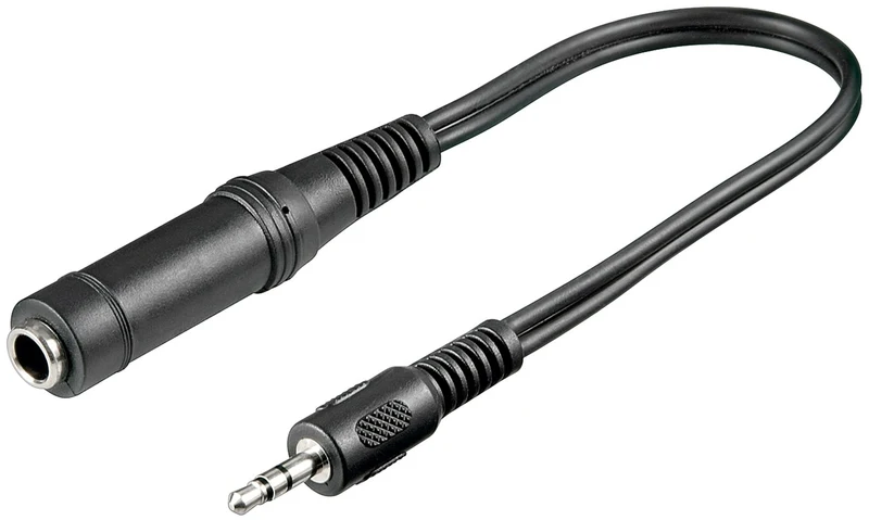Kopfhörer-Adapter, 3,5 mm Stecker zu 6,35 mm Buchse