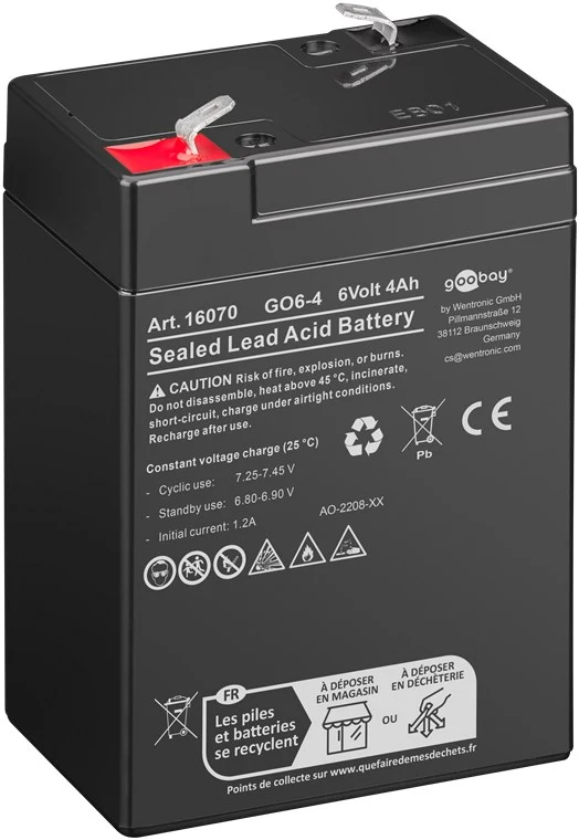 GO6-4 (4000 mAh, 6 V)