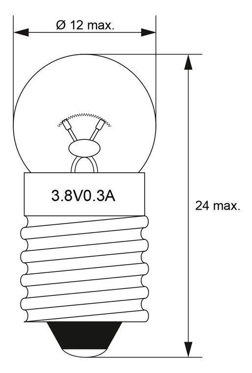 Taschenlampen-Kugel, 1,14 W