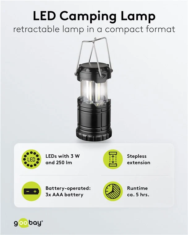LED-Campinglampe High Bright 250