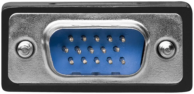 Analoger DVI/VGA Adapter, vernickelt