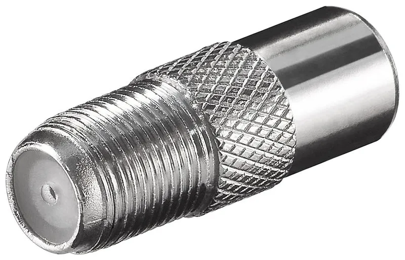 F-Adapter: F-Buchse > Koax-Stecker