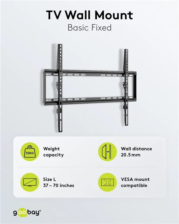 TV-Wandhalterung Basic FIXED (L)