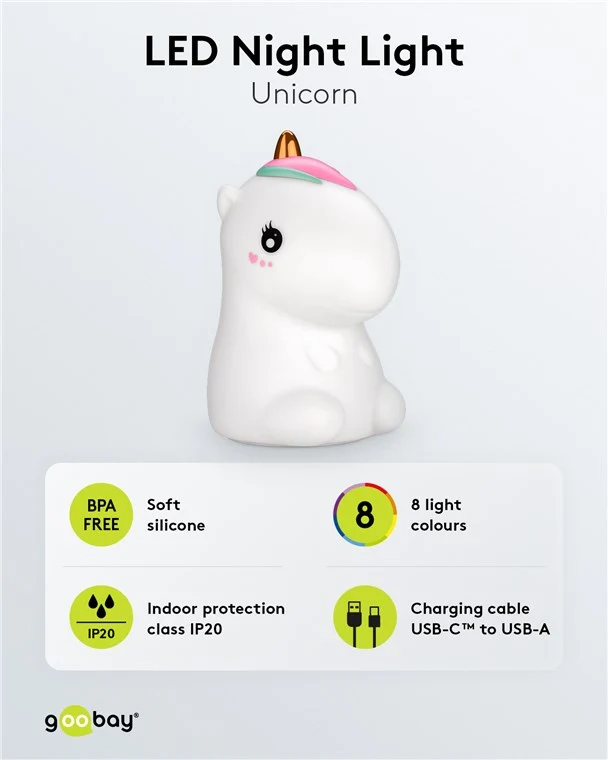 LED-Nachtlicht "Einhorn"