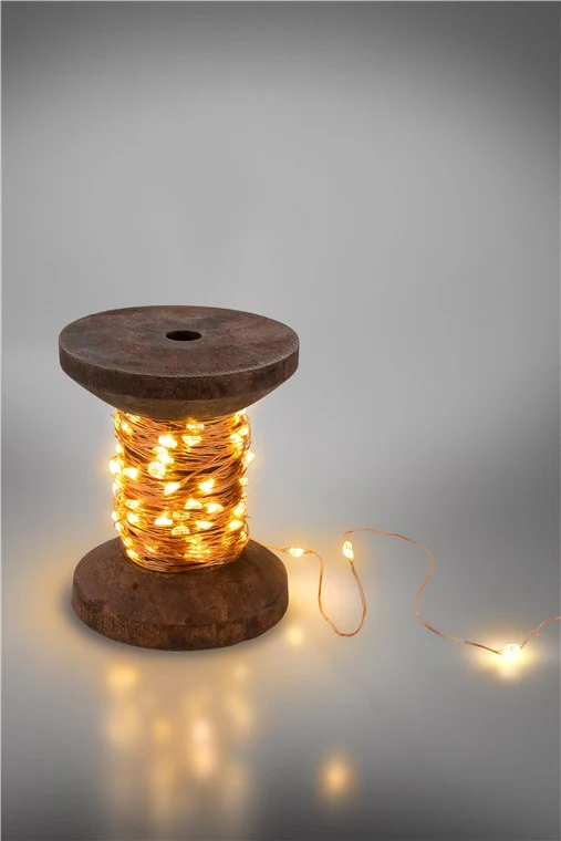 LED-Lichterkette "Garnspule", klein