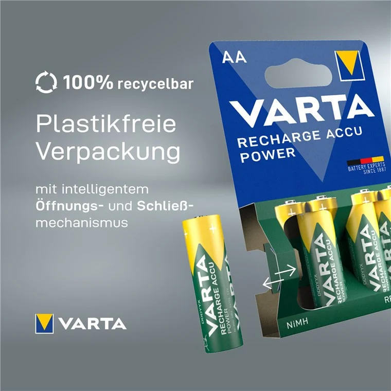 AAA (Micro)/HR03 (56703) Akku - 800 mAh, 2 Stk. Blister